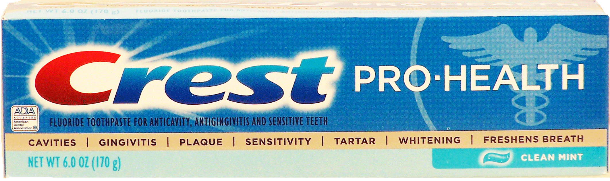 Crest&nbsp;Pro-Health&nbsp;fluoride toothpaste for anticavity, antigingivitis and sensitive teeth, clean mint flavor Full-Size Picture